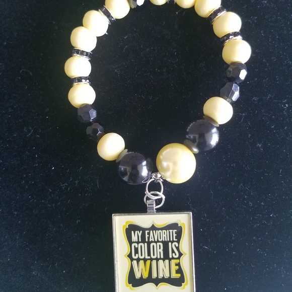 Wine lovers charm bracelet - Picture 2 of 8